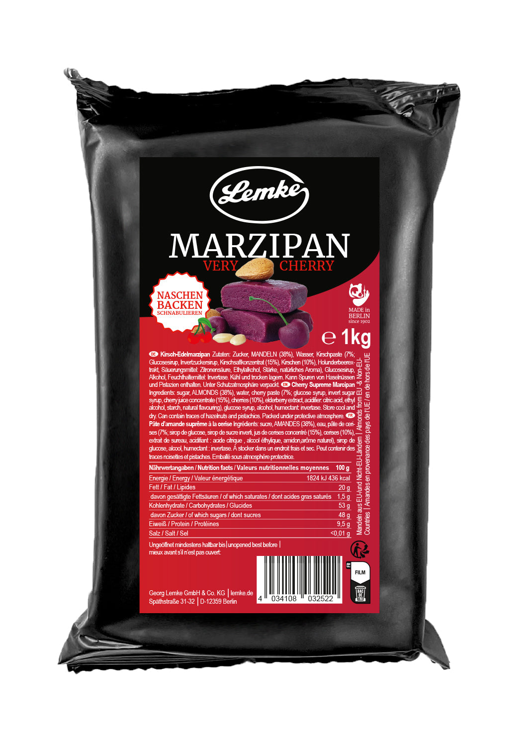 Marzipan Very Cherry 1kg