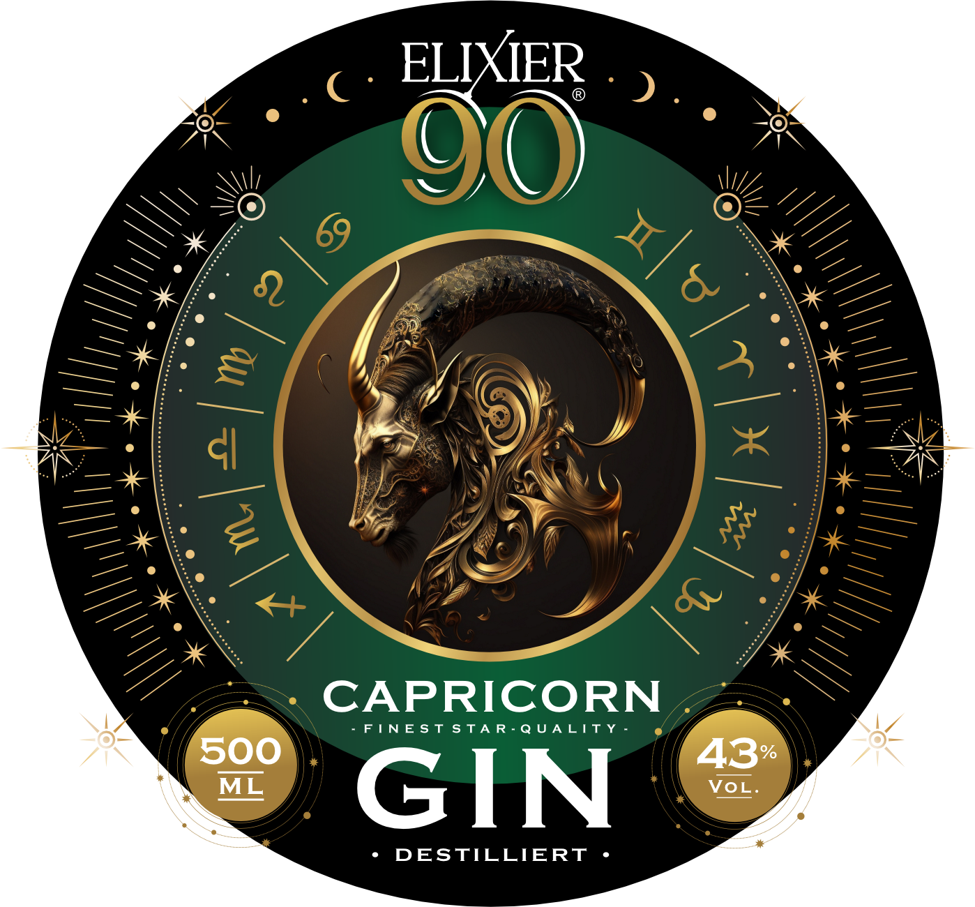 Steinbock - Capricornus Edition (Gin) 43% Vol.
