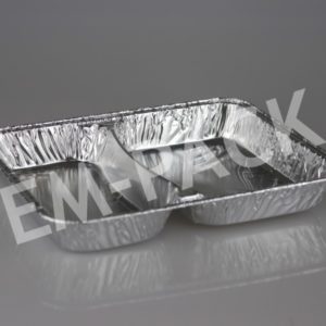 ALU-MENÜSCHALE R880G, ZWEIGETEILT